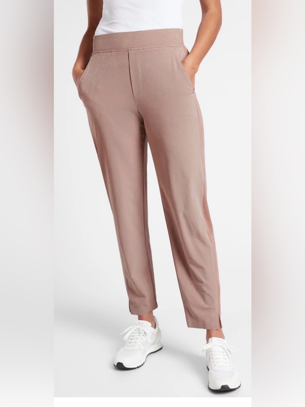 Athleta Brooklyn Ankle Pants - Taupe Brown
